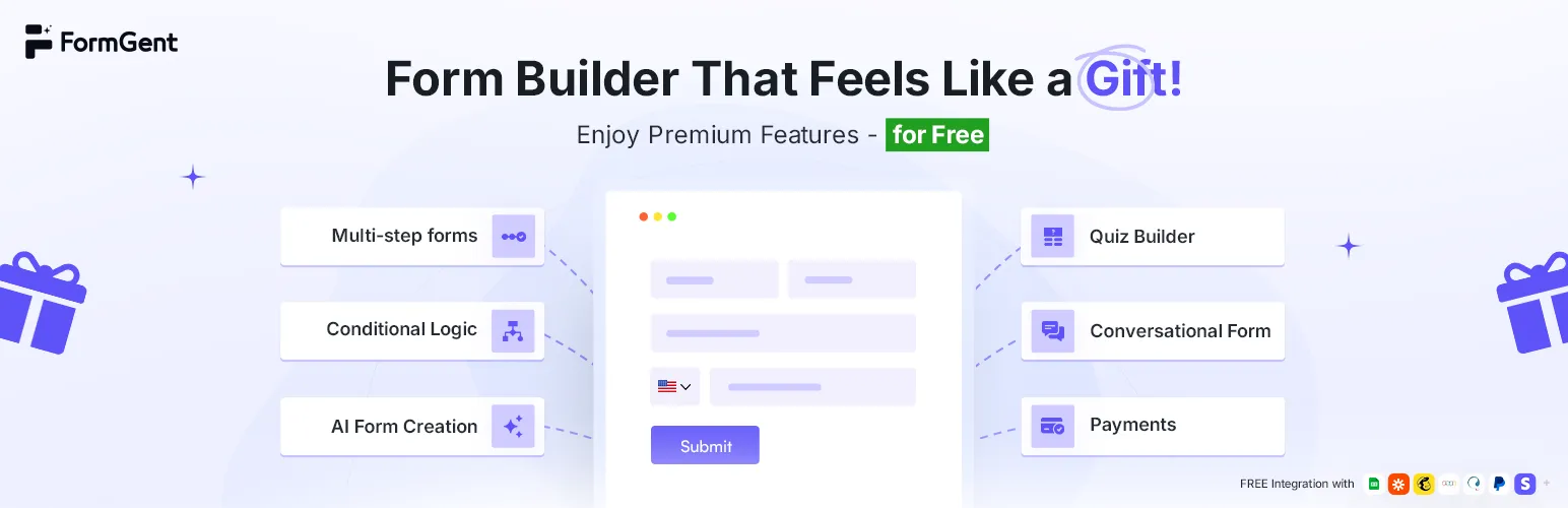 FormGent, an AI form builder for multi-step and conversational forms