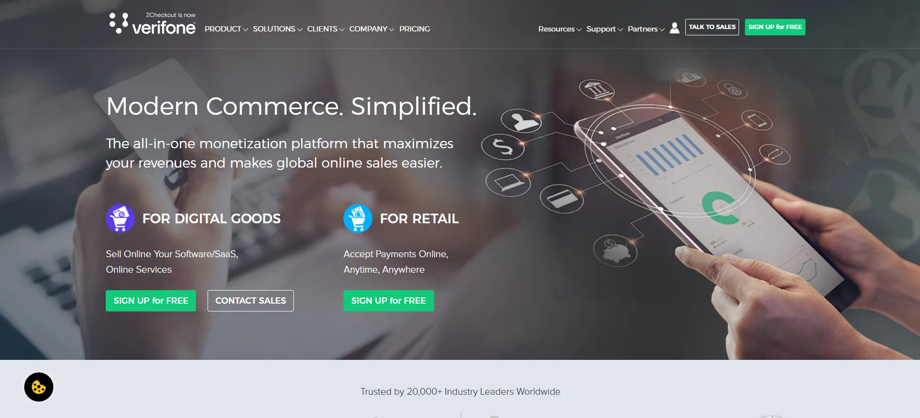 2checkout now verifone
