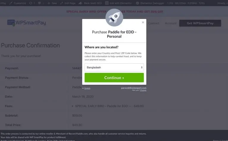Paddle Payment for WooCommerce 25