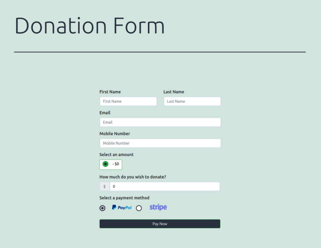 Donation Form 8