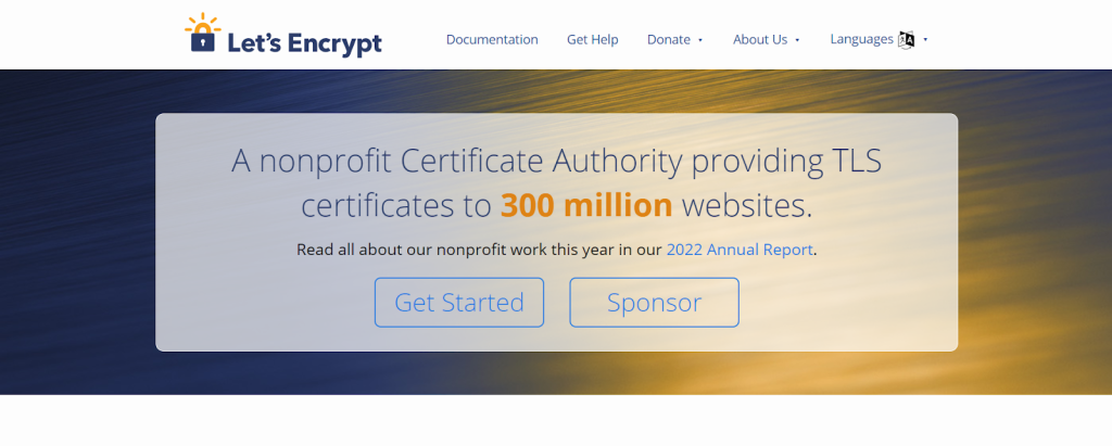 Opção gratuita - Let's Encrypt