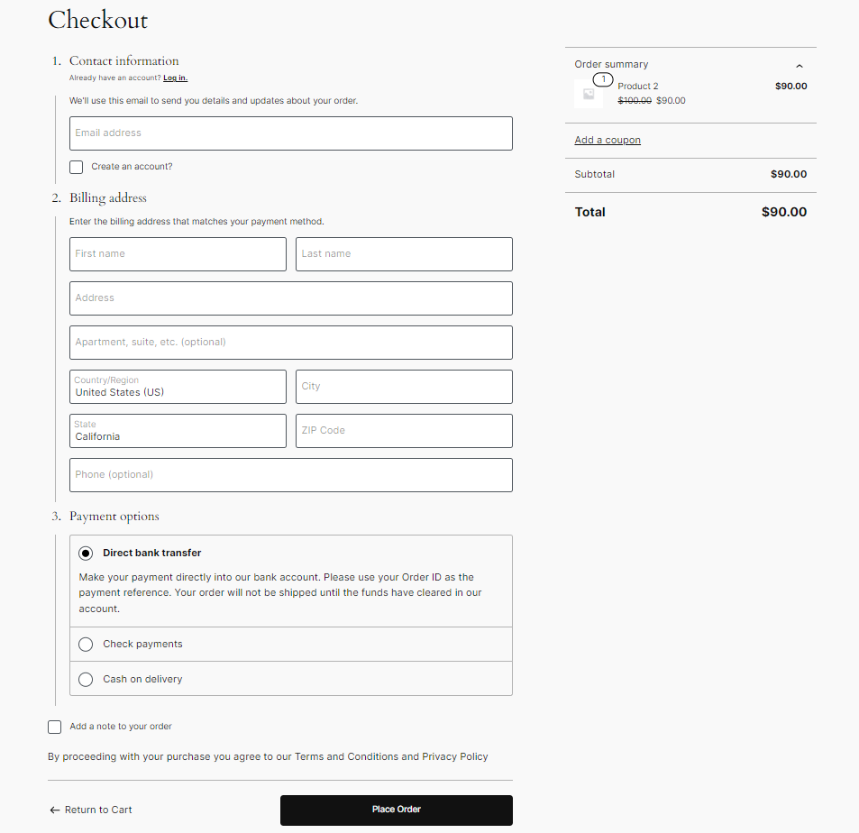 Adicionar uma opção de checkout para convidados no WooCommerce